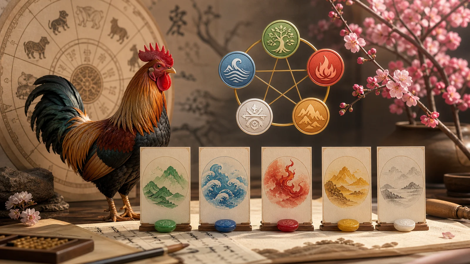 Chinese chicken zodiac years and element table