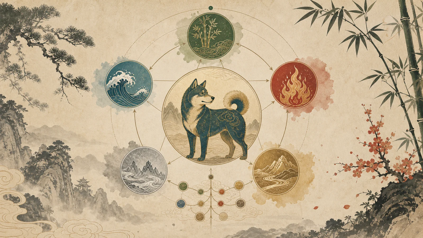 Dog Chinese zodiac years and element table